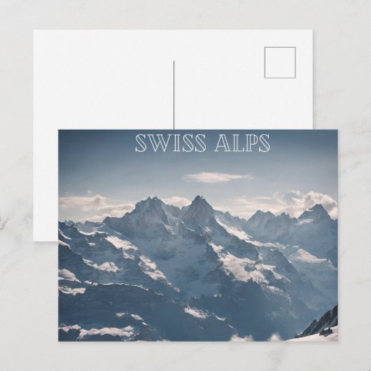 Schweizer Alpen (7) Postkarte (Vorne/Hinten)