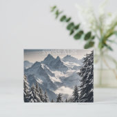 Schweizer Alpen (7) Postkarte (Stehend Vorderseite)