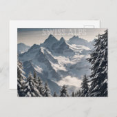 Schweizer Alpen (7) Postkarte (Vorne/Hinten)