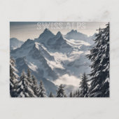 Schweizer Alpen (7) Postkarte (Vorderseite)