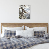 Schweizer Alpen Eiger Lärchenbaum Kunst Leinwanddruck (Insitu (Schlafzimmer))