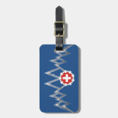 Schweizer Alpen-Gepäckanhänger Gepäckanhänger (Vorderseite vertikal)