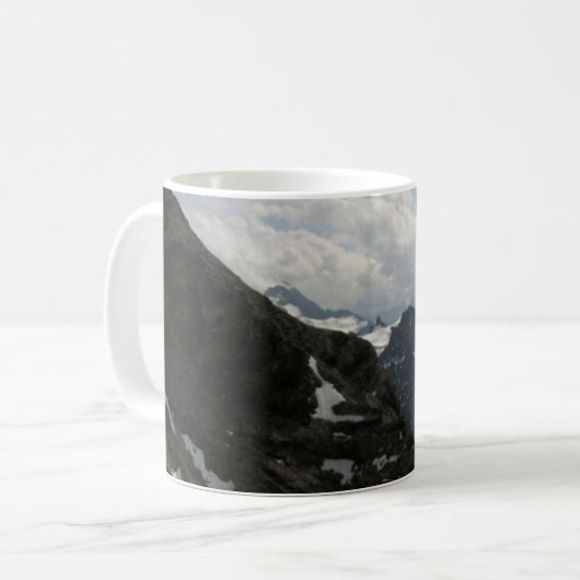 Schweizer Alpen Kaffeetasse (Vorderseite Links)