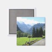 Schweizer Alpen Magnet (Vorderseite/Rückseite)