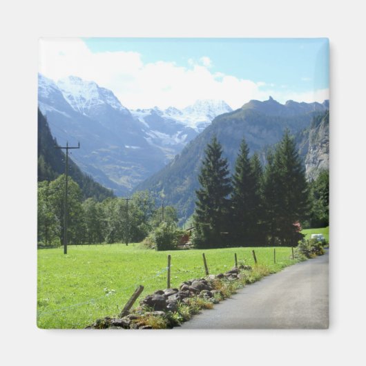 Schweizer Alpen Magnet (Vorne)