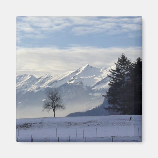 Schweizer Alpen Magnet (Vorne)