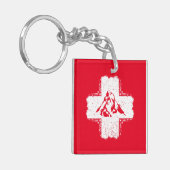 Schweizer Alpen Matterhorn - Schweiz Schlüsselanhänger (Vorderseite links)