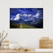 Schweizer Alpen Poster (Küche)