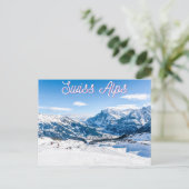 Schweizer Alpen Postkarte (Stehend Vorderseite)