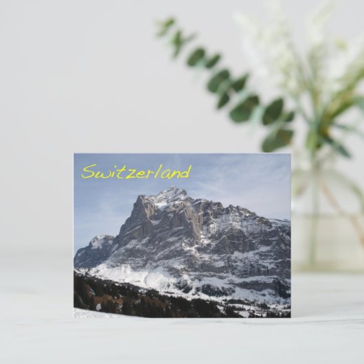 Schweizer Alpen Postkarte (Stehend Vorderseite)