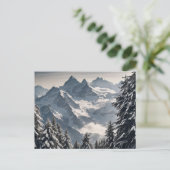 Schweizer Alpen Postkarte (Stehend Vorderseite)
