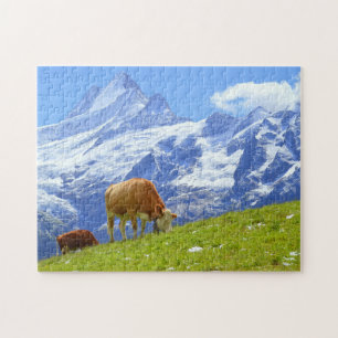Schweizer Alpen Puzzle