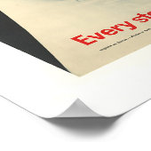 Schweizer Alpen Rufen, Vintages Skiposter Poster (Ecke)