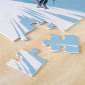 Schweizer Alpen Schweiz Puzzle Vintage Reise (Seite)