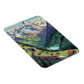 Schweizer Alpen Schweiz Reise Magnet (Rechte Seite)