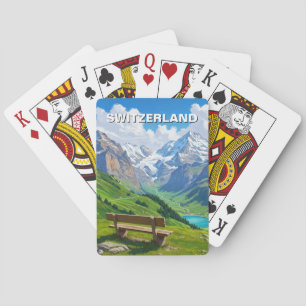 Schweizer Alpen Schweiz Reise Spielkarten