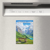 Schweizer Alpen Schweiz Reisen Magnet (In Situ (Geschirrspüler))
