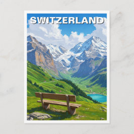 Schweizer Alpen Schweiz Reisen Postkarte