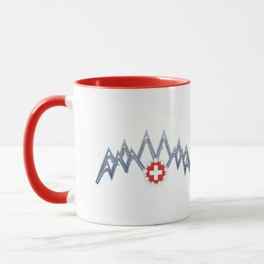 Schweizer Alpen Tasse (Links)