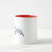 Schweizer Alpen Tasse (Zentrum)
