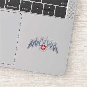 Schweizer Alpen Vinyl Sticker