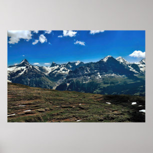 Schweizer Alpen von Grindelwald Poster