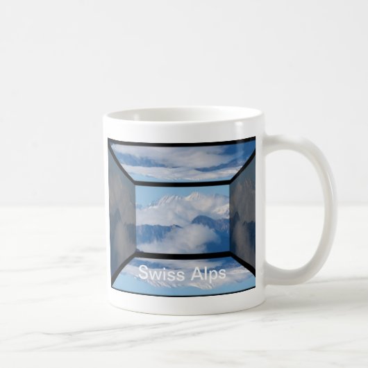 Schweizer Alpen von Khoncepts Kaffeetasse (Rechts)