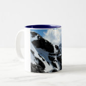 Schweizer Alpen Zweifarbige Tasse (Vorderseite Links)
