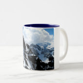 Schweizer Alpen Zweifarbige Tasse (VorderseiteRechts)