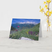 Schweizer Alpenkarte Karte (Gelbe Blume)