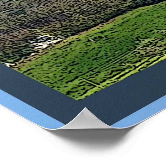 Schweizer Alpenreisen Poster (Ecke)