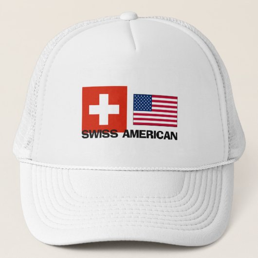 Schweizer Amerikaner Truckerkappe (Vorderseite)
