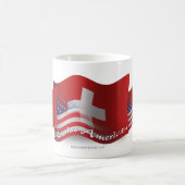 Schweizer-Amerikanische wellenartig bewegende Kaffeetasse (Mittel)