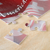 Schweizer-Amerikanische wellenartig bewegende Puzzle (Seite)