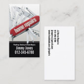 Schweizer Armeemesser Zuhause repariert weiße Visi Visitenkarte (Vorne/Hinten)