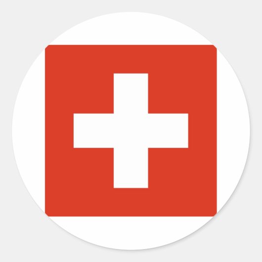 Schweizer Aufkleber (Vorderseite)