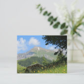 Schweizer Berge Postkarte (Stehend Vorderseite)
