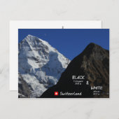 Schweizer Berge, Schweizer Berge, Mönch Postkarte (Vorne/Hinten)