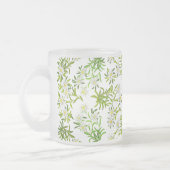 Schweizer BergEdelweiss Blumen-mattierte Tasse (Links)