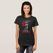 Schweizer Berghund und Wein T-Shirt (Vorne ganz)