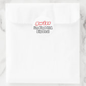 Schweizer... Big Deal Runder Aufkleber (Tasche)