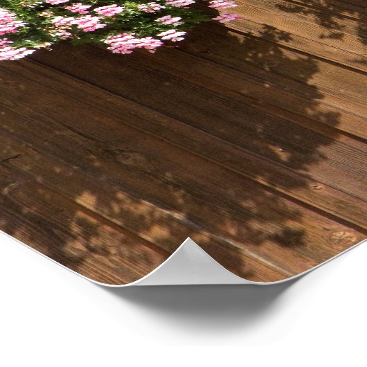 Schweizer Blume Poster (Ecke)