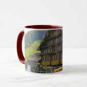 Schweizer Chalet, Region Luzerne Tasse (Vorderseite Links)