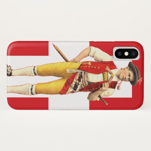 Schweizer Cowboy von Appenzell im traditionellen Case-Mate iPhone Hülle (Rückseite (Horizontal))