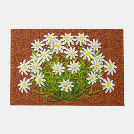 Schweizer Edelweiss-Blume Doormat Fußmatte