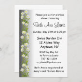 Schweizer Edelweiss Blumen-Brautparty-Einladung Einladung (Vorne/Hinten)
