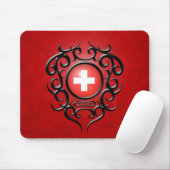 Schweizer Eisen Stammes- Mousepad (Mit Mouse)