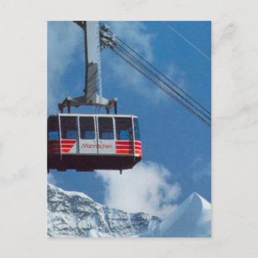 Schweizer Eisenbahnen; Bahnhof Hassliberg Postkarte (Vorderseite)