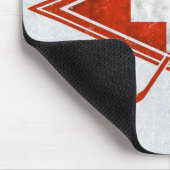 Schweizer Eishockey-Flag Schweiz Mousepad (Ecke)