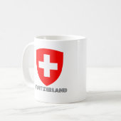 Schweizer Emblem Kaffeetasse (Vorderseite Links)